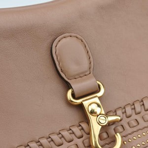 Pre-owned Gucci Tassel Handmade Medium Flap Camel Leather 263954 shoulderbag | stylenewstar