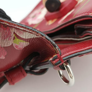 Pre-owned Gucci Bamboo Daily red×Multicolour Leather 370831 handbag | stylenewstar
