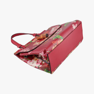 Pre-owned Gucci Bamboo Daily red×Multicolour Leather 370831 handbag | stylenewstar