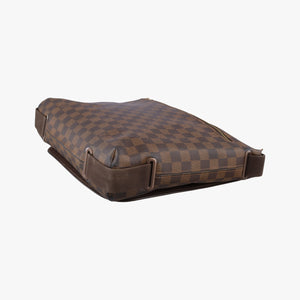 Pre-owned Louis Vuitton BROOKLYN MM EBENE Damier Canvas N51211 shoulderbag | stylenewstar