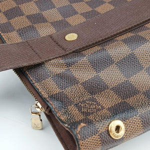 Secondhand Louis Vuitton Cabas Bobur EBENE Damier Canvas N52006 handbag | stylenewstar