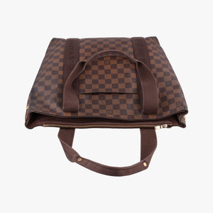 Secondhand Louis Vuitton Cabas Bobur EBENE Damier Canvas N52006 handbag | stylenewstar
