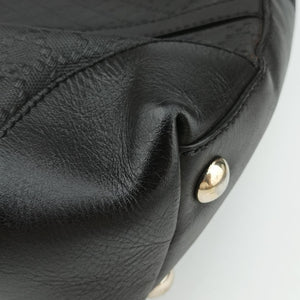 Pre-owned Gucci Diamante tote Dark Brown leather 223668 handbag | stylenewstar