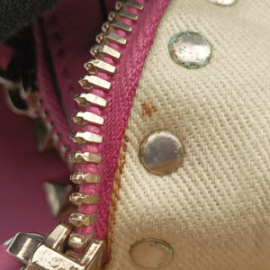 Pre-owned Valentino Rockstud Pink Leather backpack/rucksack | stylenewstar