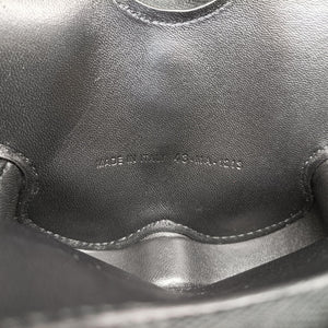 Pre-owned Christian Dior 30 Montaigne Removable Black Lambskin bum bag/waist bag | stylenewstar