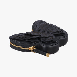 Pre-owned Christian Dior 30 Montaigne Removable Black Lambskin bum bag/waist bag | stylenewstar