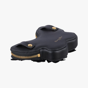 Pre-owned Christian Dior 30 Montaigne Removable Black Lambskin bum bag/waist bag | stylenewstar