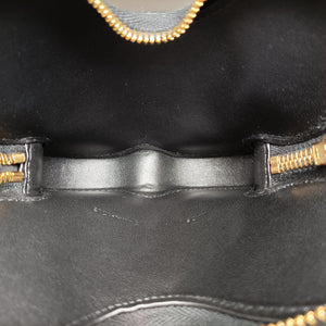 Pre-owned Christian Dior 30 Montaigne Removable Black Lambskin bum bag/waist bag | stylenewstar
