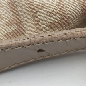 Vintage Fendi Mama Baguette Zucchino Beige canvas× Leather 8BR001 handbag | stylenewstar