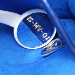 Vintage Christian Dior J'adior Blue Patent shoulderbag | stylenewstar