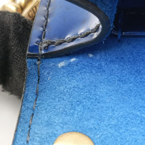 Vintage Christian Dior J'adior Blue Patent shoulderbag | stylenewstar