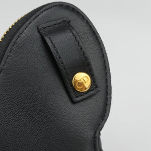 Pre-owned Christian Dior 30 Montaigne Removable Black Lambskin bum bag/waist bag | stylenewstar