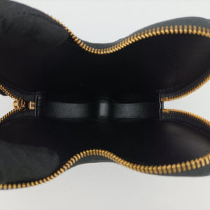 Pre-owned Christian Dior 30 Montaigne Removable Black Lambskin bum bag/waist bag | stylenewstar
