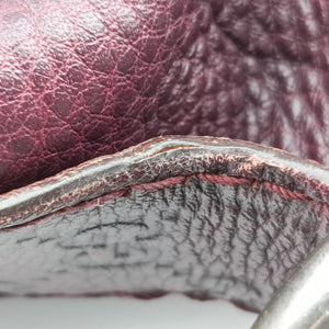 Secondhand Gucci Medium Bamboo Burgundy Leather 232959 handbag | stylenewstar