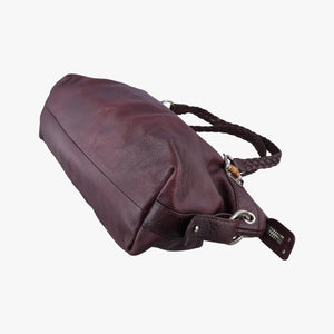 Secondhand Gucci Medium Bamboo Burgundy Leather 232959 handbag | stylenewstar