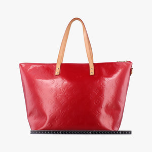 Pre-owned Louis Vuitton Bellevue GM Pomme d'Amour Vernis M93587 handbag | stylenewstar