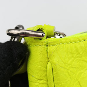 Pre-owned Balenciaga Le Cagole Green lambskin shoulderbag | stylenewstar