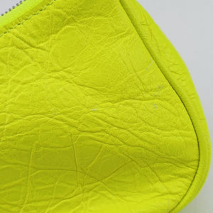 Pre-owned Balenciaga Le Cagole Green lambskin shoulderbag | stylenewstar