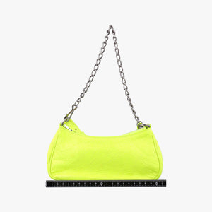 Pre-owned Balenciaga Le Cagole Green lambskin shoulderbag | stylenewstar