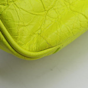 Pre-owned Balenciaga Le Cagole Green lambskin shoulderbag | stylenewstar