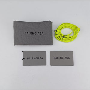 Pre-owned Balenciaga Le Cagole Green lambskin shoulderbag | stylenewstar