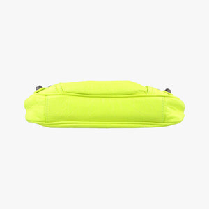 Pre-owned Balenciaga Le Cagole Green lambskin shoulderbag | stylenewstar