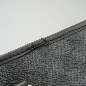 Vintage Louis Vuitton TADAO Noir Damier Graphite N51192 shoulderbag | stylenewstar