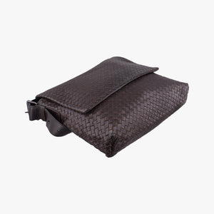 Pre-owned Bottega Veneta Intrecciato Brown lambskin shoulderbag | stylenewstar