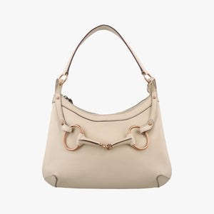 Secondhand Gucci Horsebit Hobo Beige Leather 114890 handbag | stylenewstar