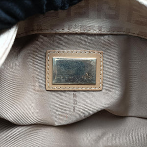 Secondhand Fendi Zucchino Beige canvas 8BR036 handbag | stylenewstar