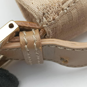 Secondhand Fendi Zucchino Beige canvas 8BR036 handbag | stylenewstar