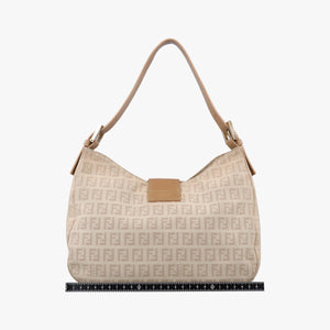 Secondhand Fendi Zucchino Beige canvas 8BR036 handbag | stylenewstar