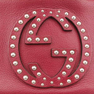 Pre-owned Gucci Soho Burgundy Leather 308364 shoulderbag | stylenewstar