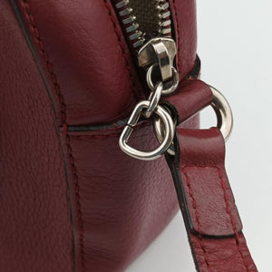 Pre-owned Gucci Soho Burgundy Leather 308364 shoulderbag | stylenewstar