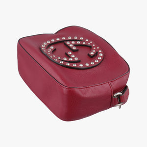 Pre-owned Gucci Soho Burgundy Leather 308364 shoulderbag | stylenewstar