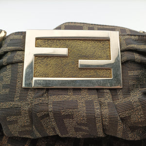 Vintage Fendi Mia Brown canvas 8BR616 handbag | stylenewstar