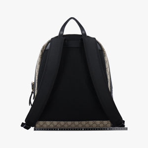 Pre-owned Gucci Kingsnake Print Brown PVC coated canvas×leather 419584 backpack/rucksack | stylenewstar