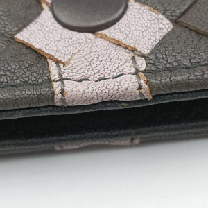 Pre-owned Bottega Veneta Intrecciato Gray × Brown × Pink lambskin shoulderbag | stylenewstar