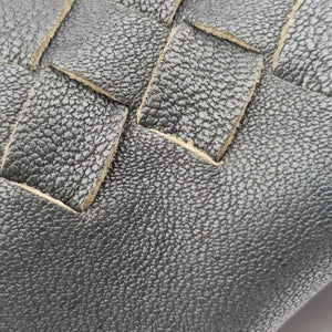 Pre-owned Bottega Veneta Intrecciato Gray × Brown × Pink lambskin shoulderbag | stylenewstar