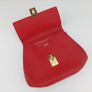 Pre-owned Chloe DREW Red Leather shoulderbag | stylenewstar