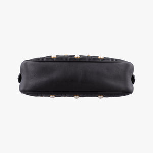 Pre-owned Gucci GG Marmont Black Leather 447632 shoulderbag | stylenewstar