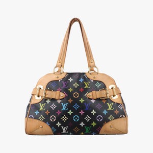 Pre-owned Louis Vuitton CLAUDIA Noir Monogram Multicolor M40194 handbag | stylenewstar