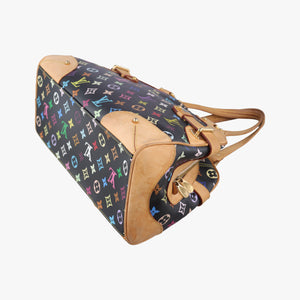 Pre-owned Louis Vuitton CLAUDIA Noir Monogram Multicolor M40194 handbag | stylenewstar