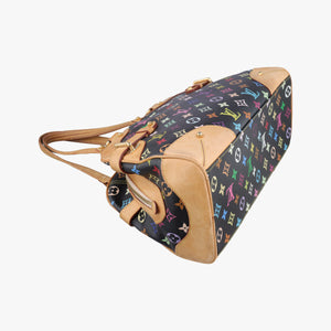 Pre-owned Louis Vuitton CLAUDIA Noir Monogram Multicolor M40194 handbag | stylenewstar