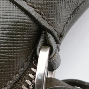 Vintage Prada Business Briefcase Green SAFFIANO Leather 2VE011 shoulderbag | stylenewstar