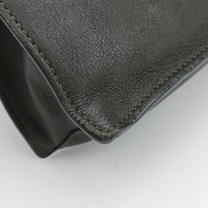 Vintage VERSACE Studded Medusa Green Leather shoulderbag | stylenewstar