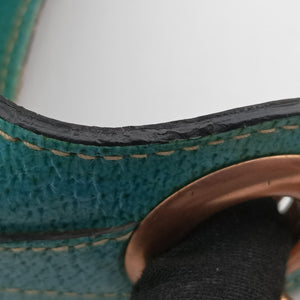 Vintage Gucci New Jackie khaki×blue canvas×leather 120888 handbag | stylenewstar