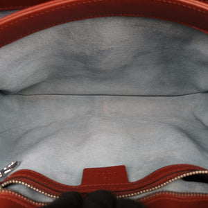 Secondhand Gucci Bamboo Orange Leather 331830 handbag | stylenewstar