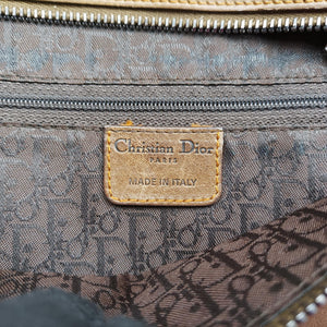 Pre-owned Christian Dior Gaucho Brown Leather shoulderbag | stylenewstar