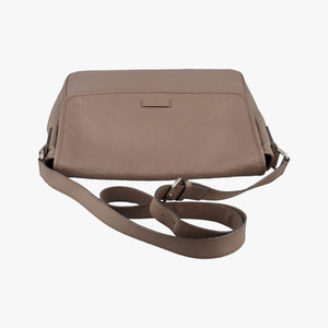 Pre-owned Gucci Guccissima Messenger Camel Leather 223665 shoulderbag | stylenewstar